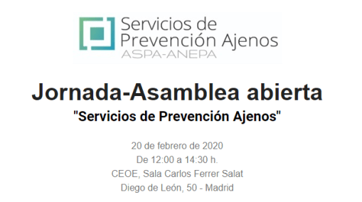 Jornada-Asamblea abierta “Servicios de Prevención Ajenos”