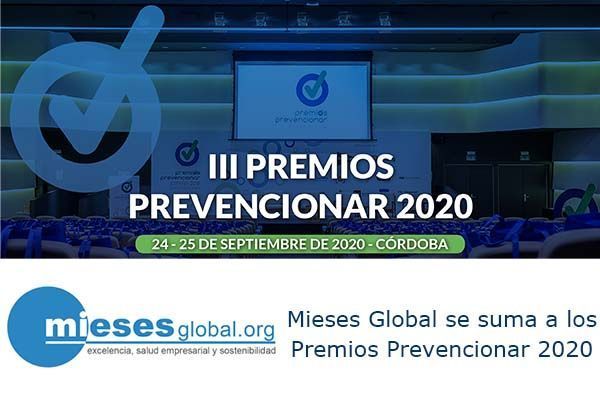 Mieses Global se suma a los Premios Prevencionar 2020