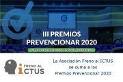 La Asociación Freno al ICTUS se suma a los Premios Prevencionar 2020