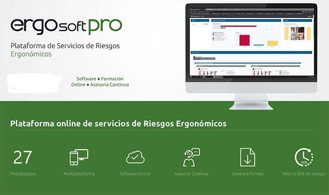 Plataforma de servicios de Riesgos Ergonómicos: ErgoSoft Pro