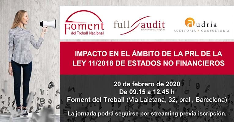 Impacto en el ámbito de la PRL de la ley 11/2018 de estados no financieros