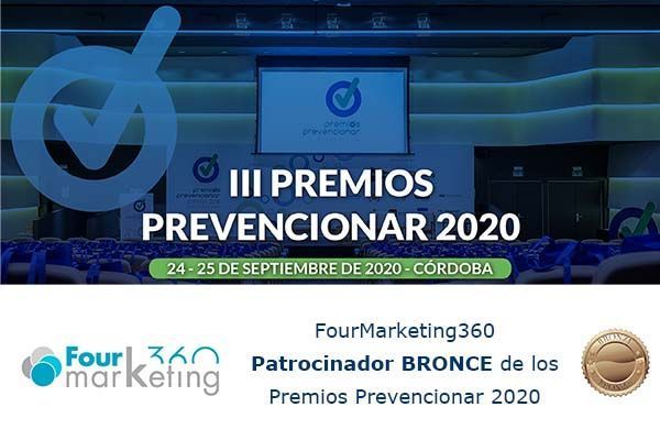 Fourmarketing360 Patrocinador BRONCE de los Premios Prevencionar 2020