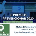 Mutua Intercomarcal se suma a los Premios Prevencionar 2020