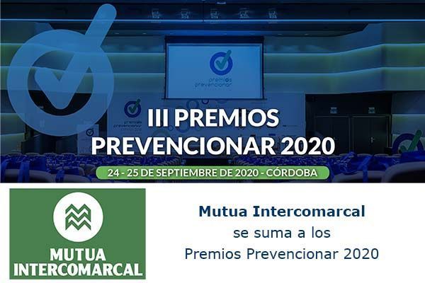 Mutua Intercomarcal se suma a los Premios Prevencionar 2020