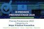 Premios Prevencionar 2020: Categoría a la Mejor Práctica Preventiva - Presenta tu candidatura