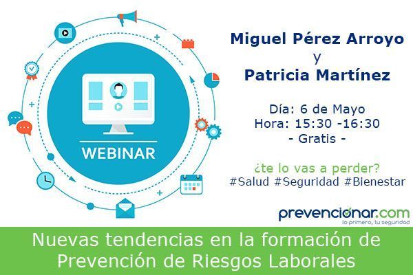 webinar nuevas formas de formación en prevención de riesgos laborales