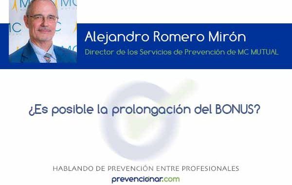 ¿Es posible la prolongación del BONUS?