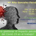 ¿Cómo gestionar el impacto psicológico del Covid-19 en el trabajo?