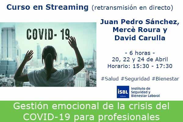 curso sobre las emociones y el coronavirus