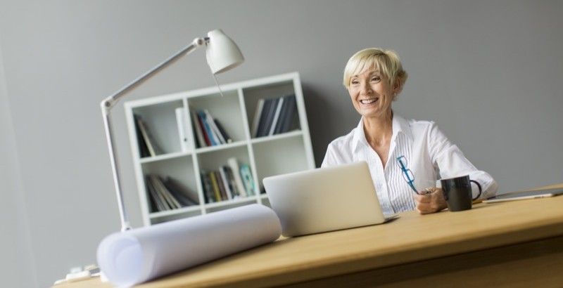 Woman in the office
