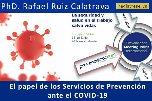 El papel de los Servicios de Prevención ante el COVID-19