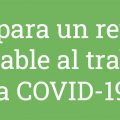 Guía para un retorno saludable al trabajo tras la COVID-19
