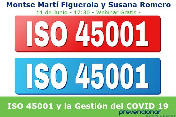 ISO 45001 y gestión del COVID19 #webinar