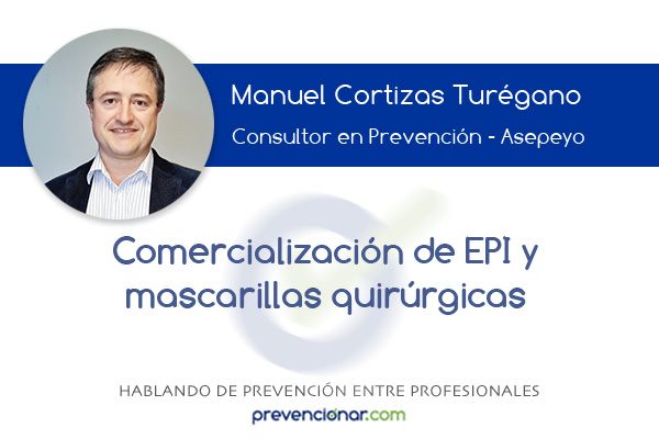 Comercialización de EPI y mascarillas quirúrgicas