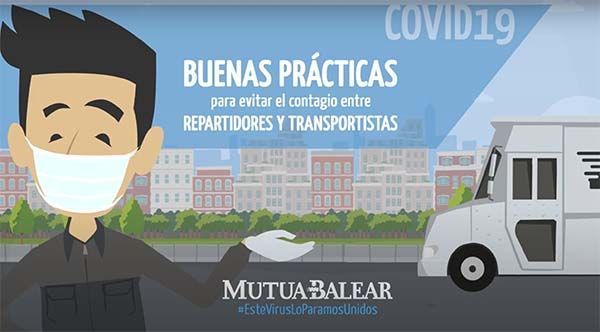 Video de consejos para evitar el contagio del COVID-19 entre repartidores y transportistas