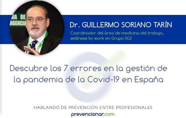 Descubre los 7 errores en la gestión de la pandemia de la Covid-19 en España