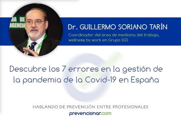 Descubre los 7 errores en la gestión de la pandemia de la Covid-19 en España