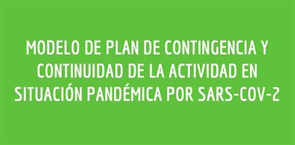Modelo de plan de contingencia y continuidad de la actividad por Covid-19