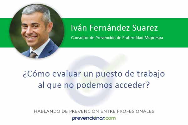 ¿Cómo evaluar un puesto de trabajo al que no podemos acceder?