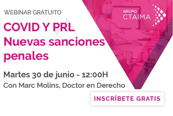 COVID y PRL. Nuevas sanciones penales