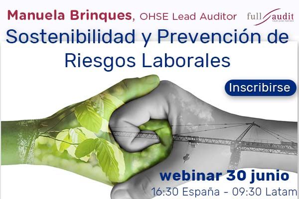 Sostenibilidad y Prevención de Riesgos Laborales #webinar