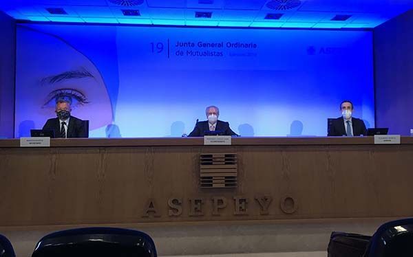 Asepeyo ingresa 2.509 millones de euros, un 9,38 % más que en 2018
