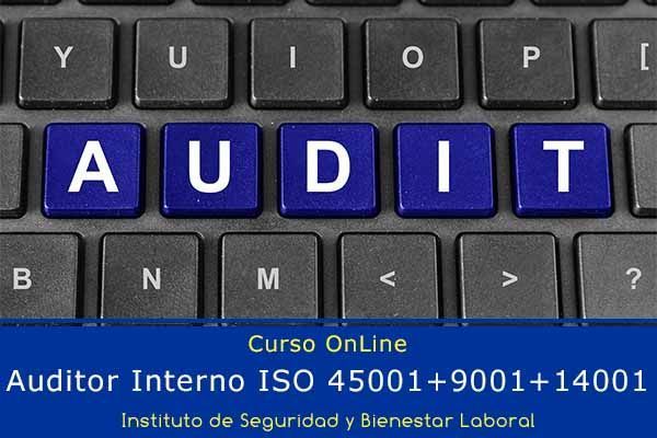 Auditor Interno ISO 45001+9001+14001