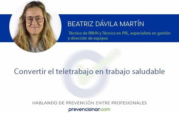 Convertir el teletrabajo en trabajo saludable