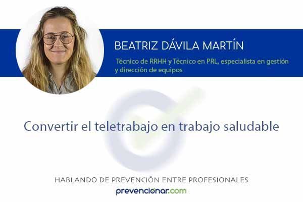 Convertir el teletrabajo en trabajo saludable