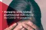 Guía para gestionar los riesgos psicosociales durante la pandemia de COVID-19