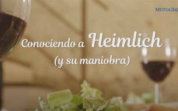 Mutua Balear difunde la maniobra de Heimlich con un original vídeo