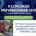 AP Aerial presentará en el #CongresoPrevencioanr la plataforma sobre orugas HINOWA LightLift