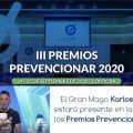 El Gran Mago Karlos Magic estará presente en la Gala de los Premios Prevencionar 2020