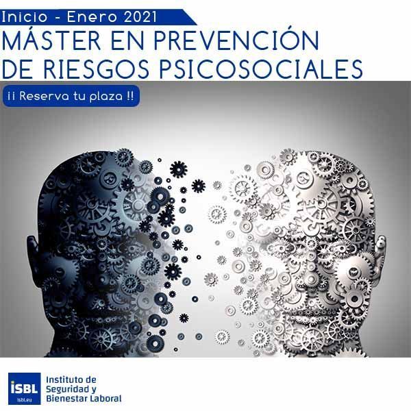 MÁSTER EN PREVENCIÓN DE RIESGOS PSICOSOCIALES