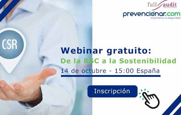 De la RSC a la Sostenibilidad #Webinar