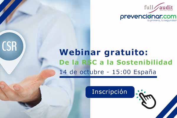 De la RSC a la Sostenibilidad #Webinar