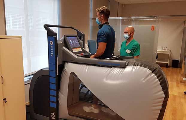 umivale incorpora los últimos avances en rehabilitación: tecnología antigravedad y monitorización digital