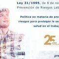 Ley 31/1995, de 8 de noviembre, de prevención de Riesgos Laborales