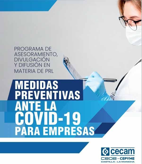 Programa de asesoramiento gratuito a empresas de Castilla-La Mancha en PRL y medidas preventivas ante la covid-19