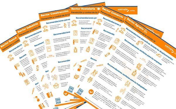 Umivale lanza una campaña para prevenir la COVID-19 en el entorno laboral