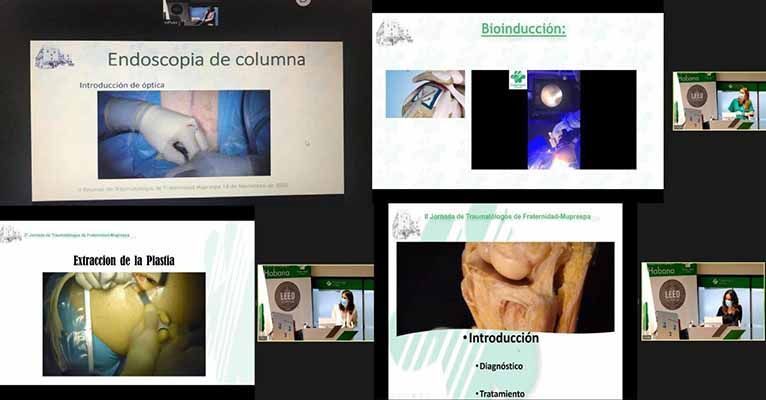 Imagen de diversas intervenciones quirúrgicas mostradas en la formaciónweb