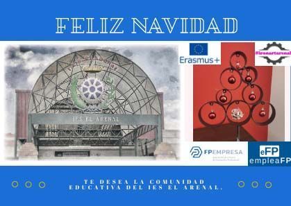 Feliz Navidad te desea la Comunidad Educativa del IES el Arenal