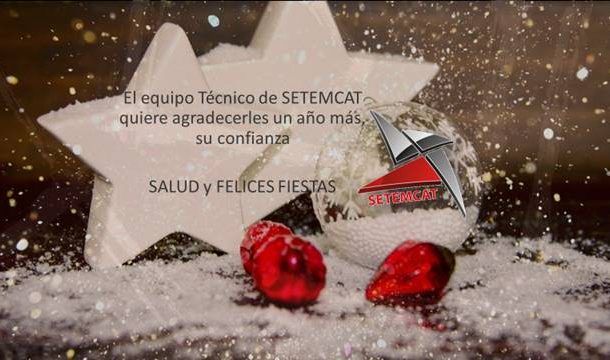 SETEMCAT les desea salud y felices fiestas