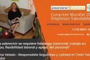Congreso Mundial Empresa Saludable – Entrevista a: Roxana Velado
