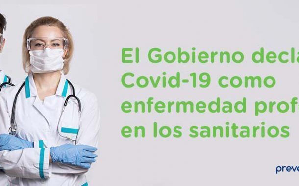 El Covid-19 se declara enfermedad profesional en sanitarios