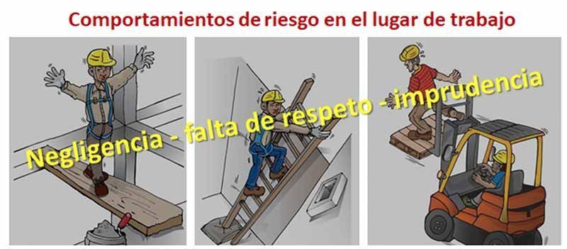 comportamientos de riesgo en el lugar de trabajo
