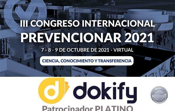 Microcharla Stand dokify en el Congreso Internacional Prevencionar: Jueves 7 a las 12h