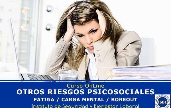 Curso OnLine: Otros Riesgos Psicosociales (Fatiga, Carga Mental, Boreout.....)