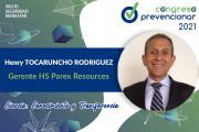 Entrevista a Henry Tocaruncho con motivo del III Congreso Internacional Prevencionar