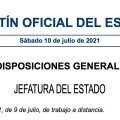 Ley 10/2021, de trabajo a distancia